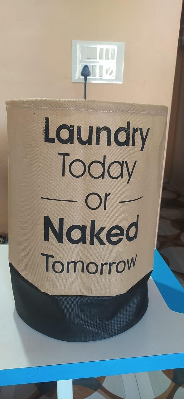 Round Non Woven Laundry Bag/Hamper